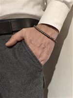 Vicenza - Piazzetta Palladio 2 - Armband Zancan Herr Eternity Titanium in Titan Diamante 0.18 Ct ETB443G - ETB443G